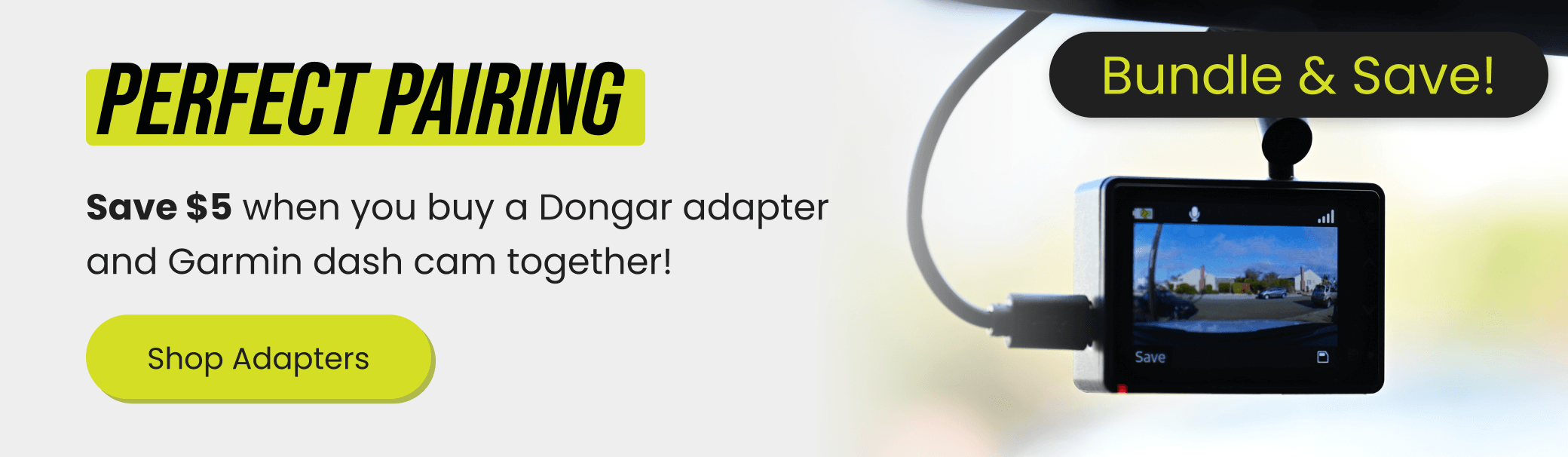 Dongar Technologies Adapter for 2020+ 4Runner W/ Garmin Dashcam