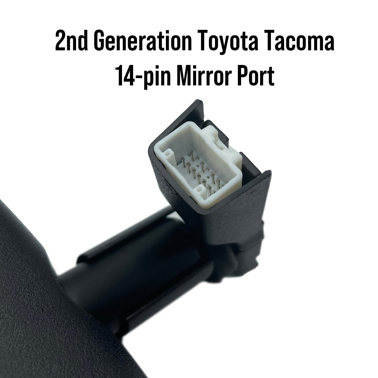 Dongar Dashcam Power Adapter (12-pin for '15-'23 Toyota Tacoma. Also  Compatible with Select Sienna, Honda, and More), Connects to Rearview  Mirror
