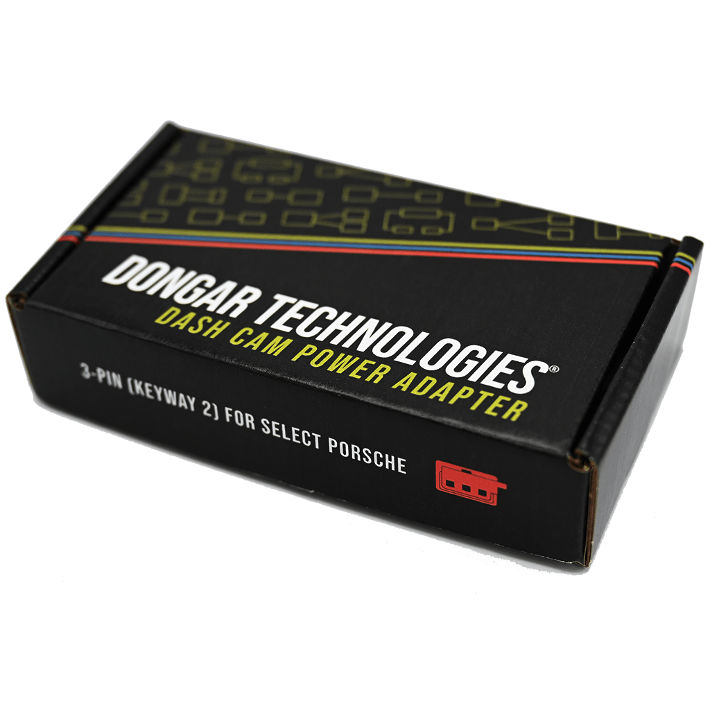 Dash Cam Power Adapter (3-pin Porsche, key way 2) (Q4 2022 LAUNCH) - Dongar Technologies LLC