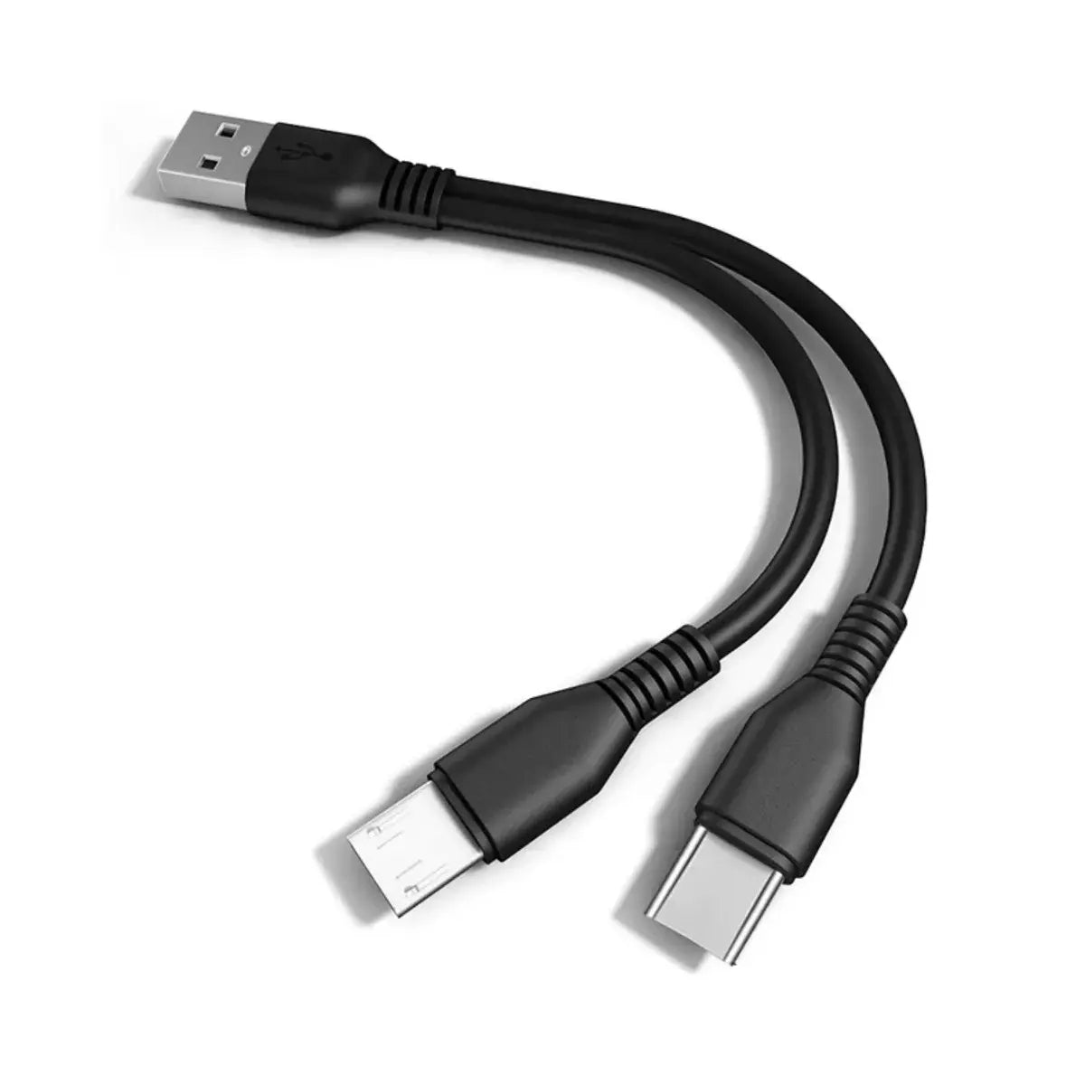 MicroUSB + USB-C Splitter Cable - Dongar Technologies LLC